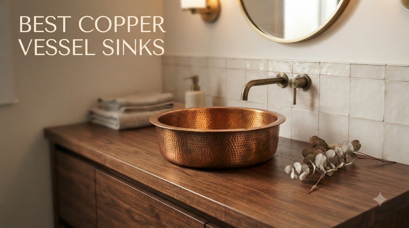 best copper vessel sinks