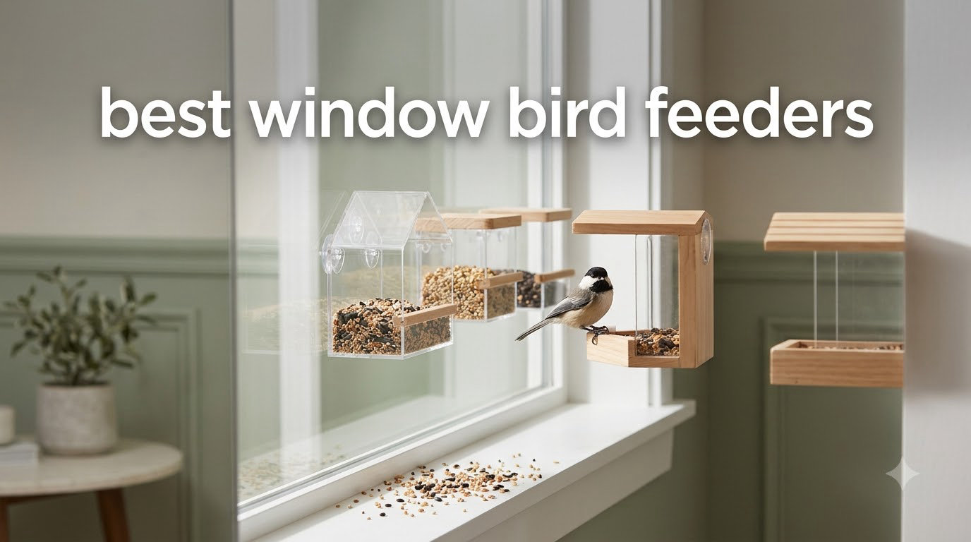 best window bird feeders