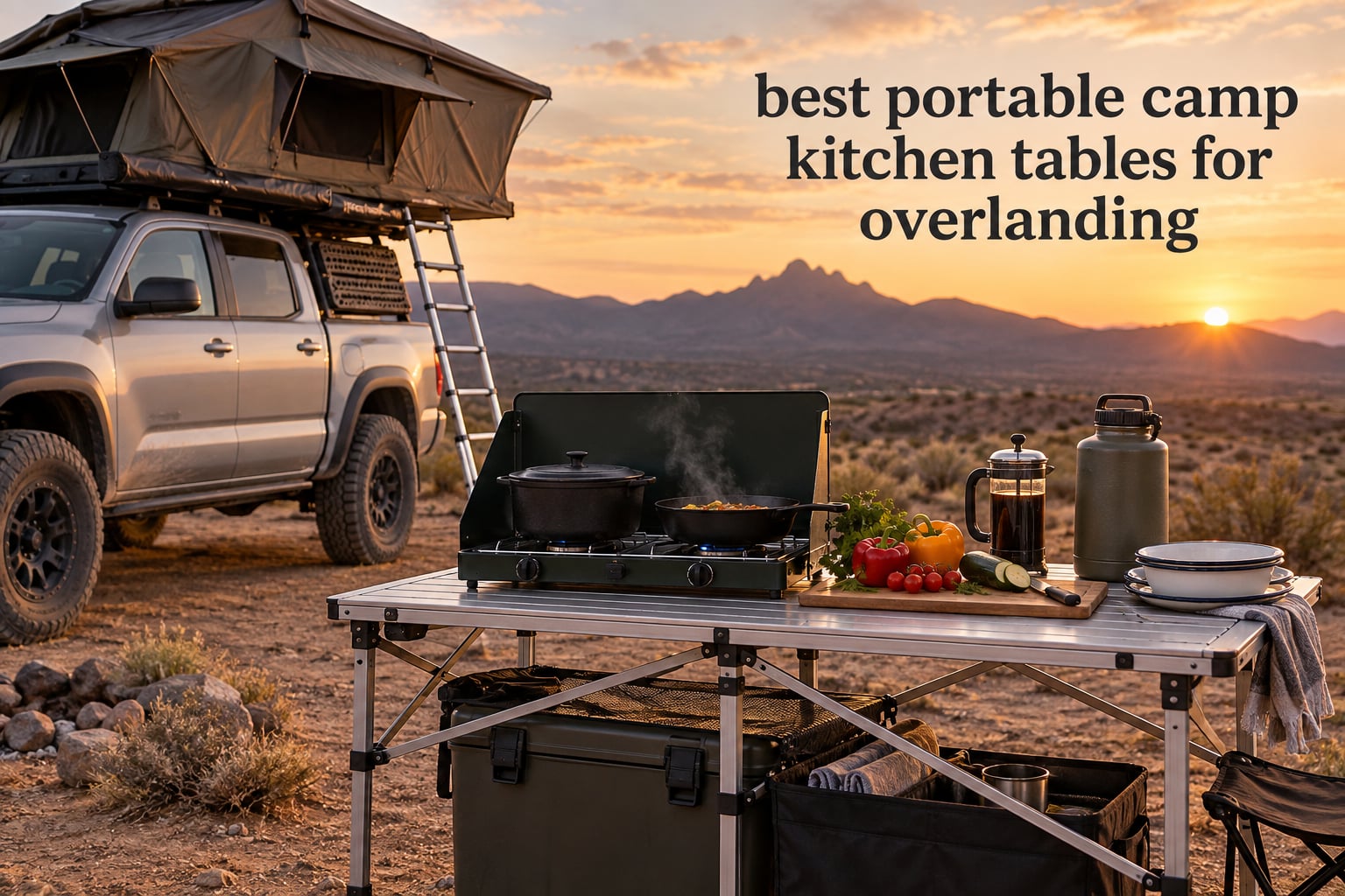 best portable camp kitchen tables for overlanding