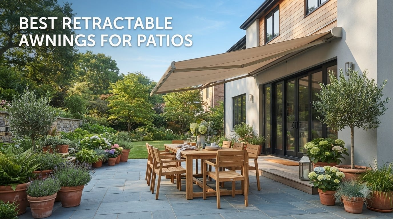 best retractable awnings for patios