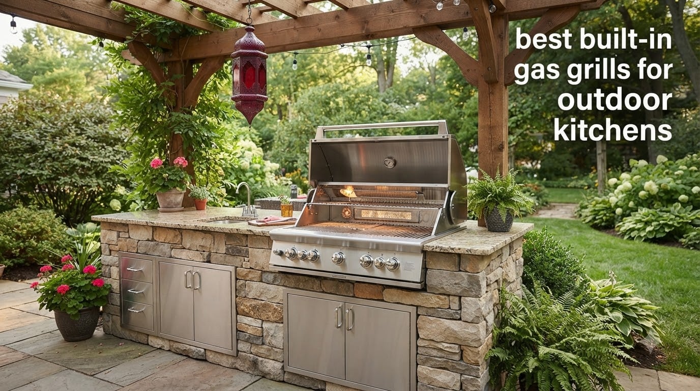 best built-in gas grills for outdoor kitchens
