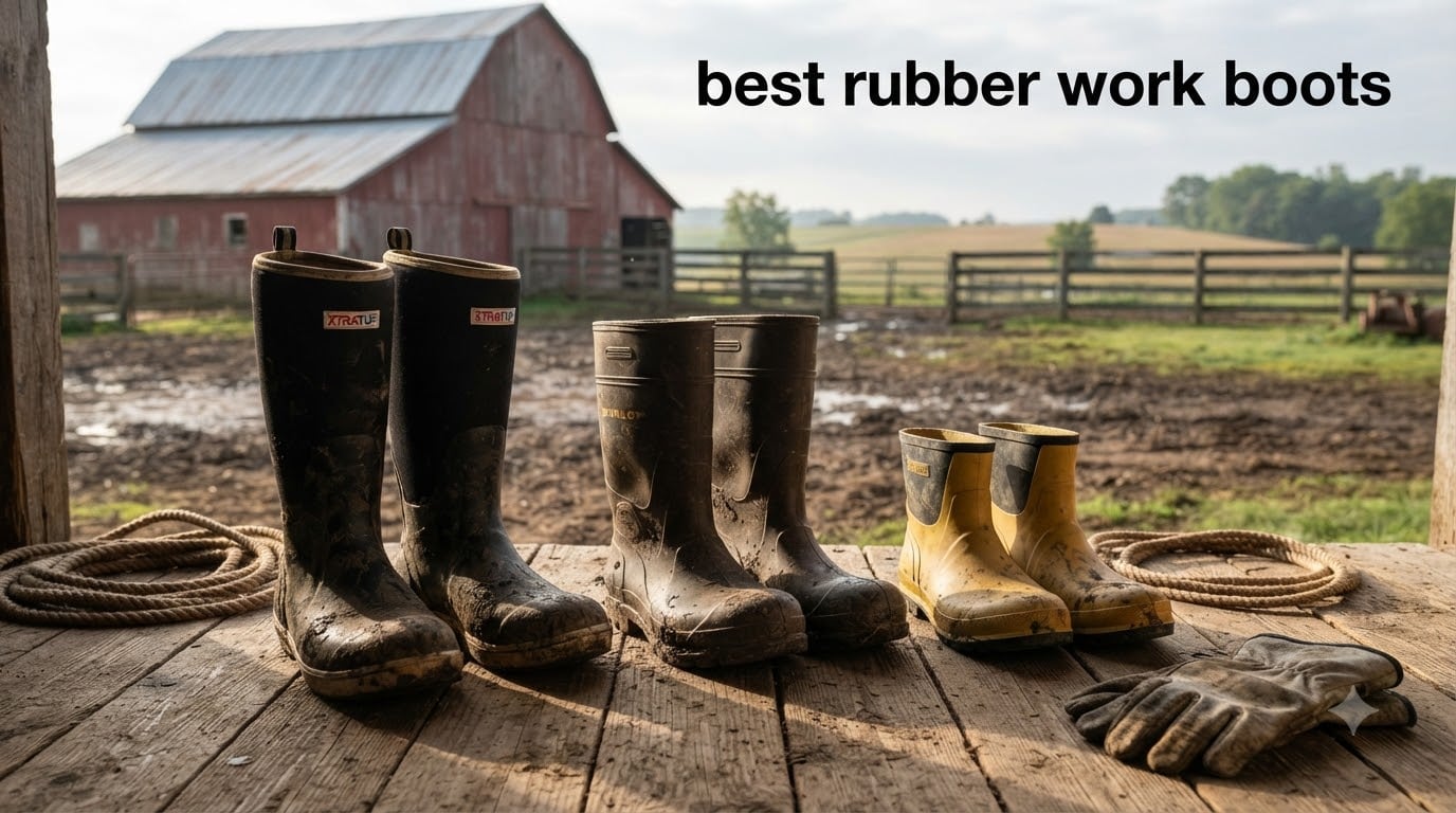 best rubber work boots