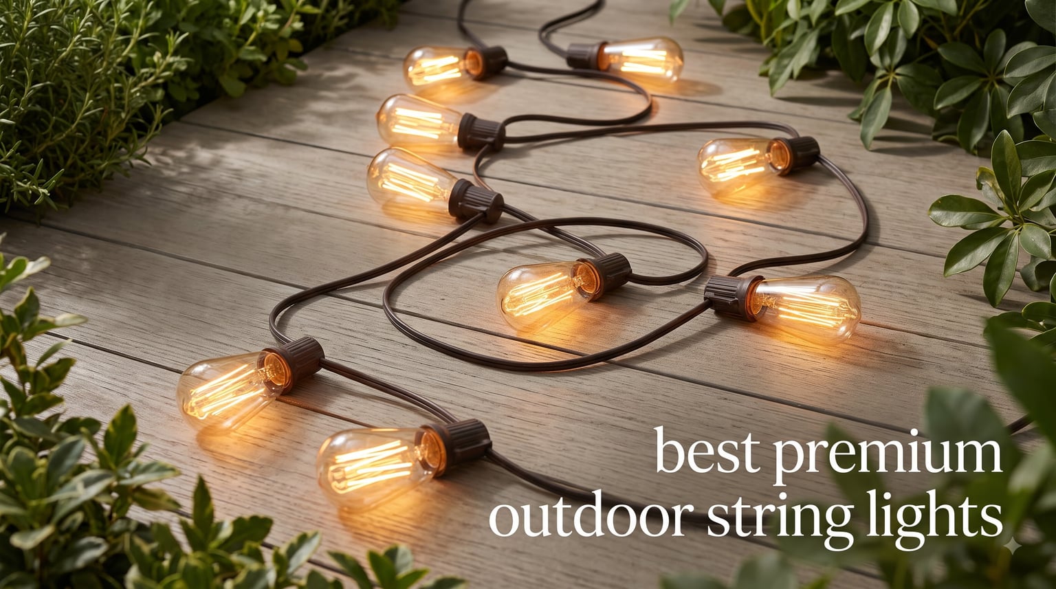 best premium outdoor string lights