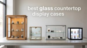 best glass countertop display cases