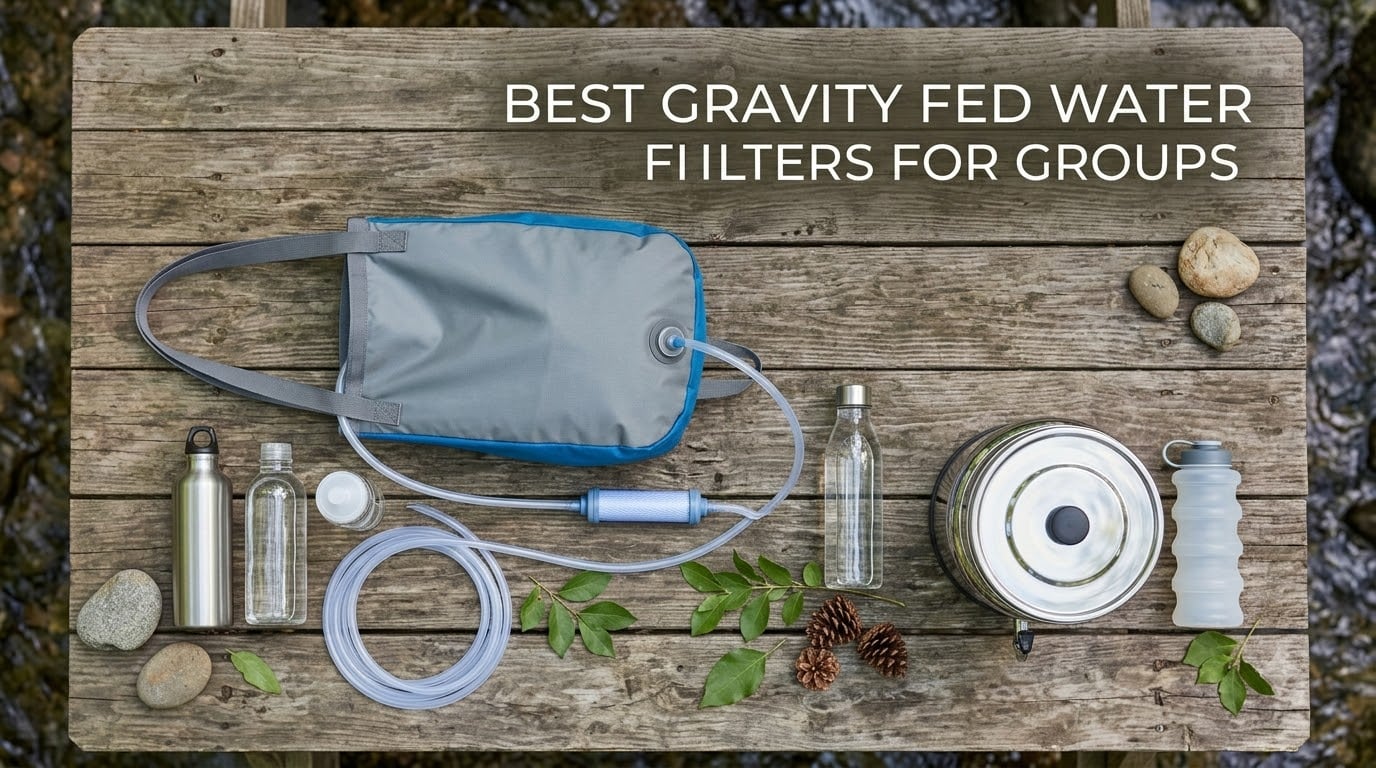 best gravity fed water filters for groups