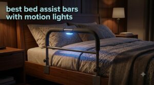best bed assist bars with motion lights