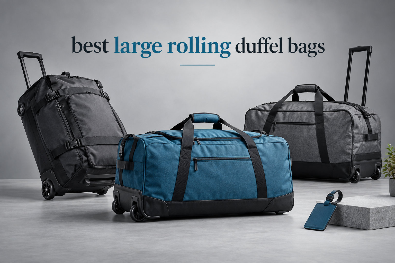 best large rolling duffel bags