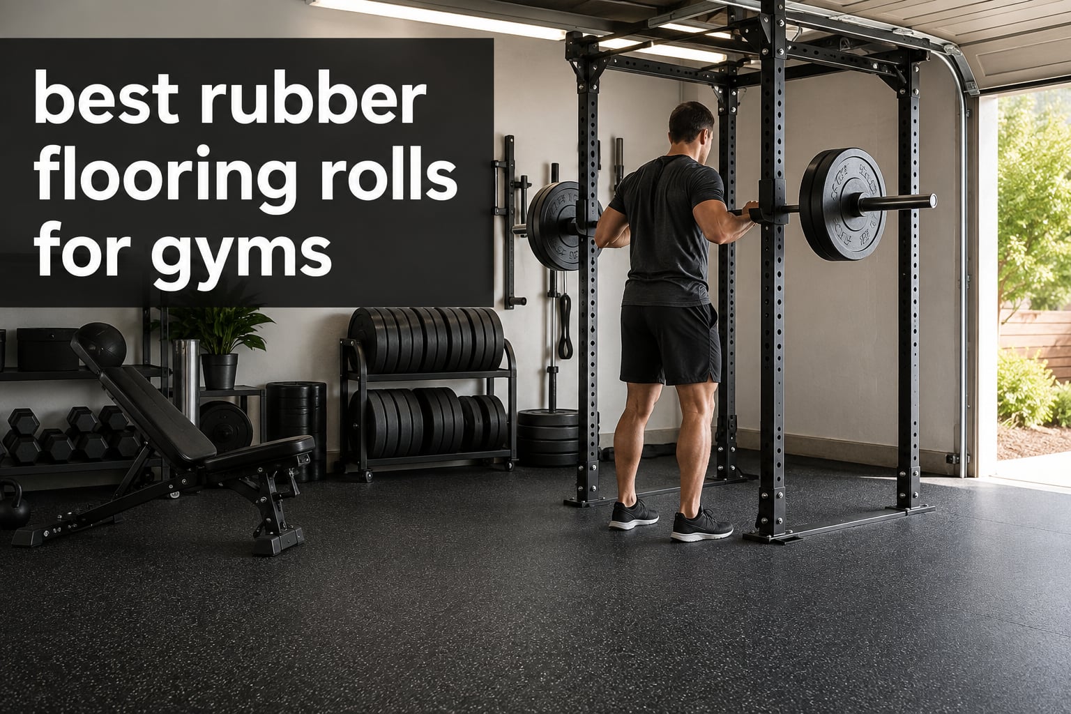 best rubber flooring rolls for gyms