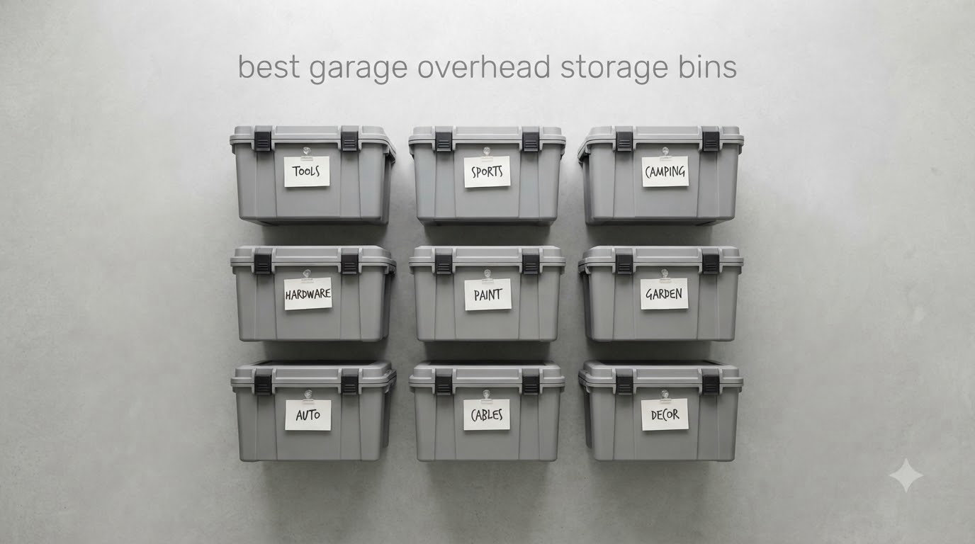 best garage overhead storage bins