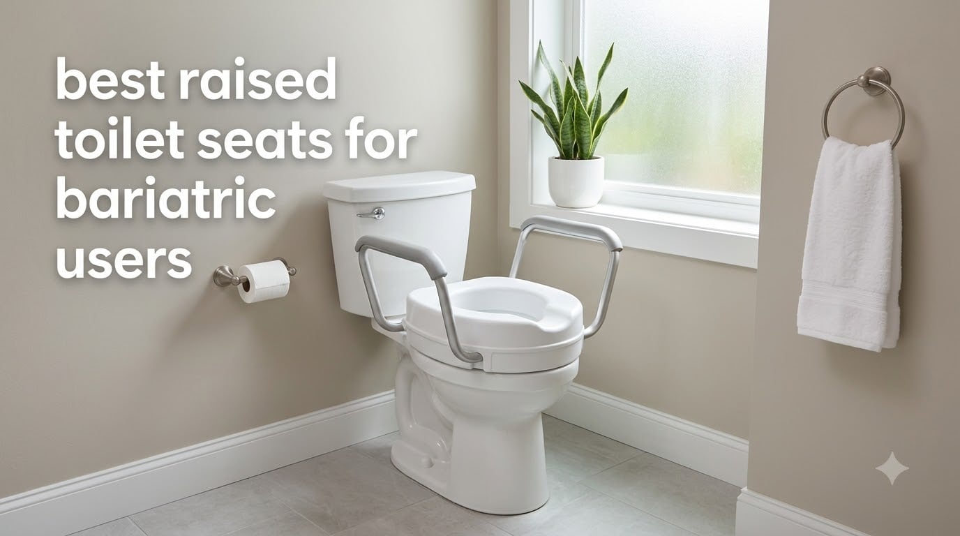 best raised toilet seats for bariatric users