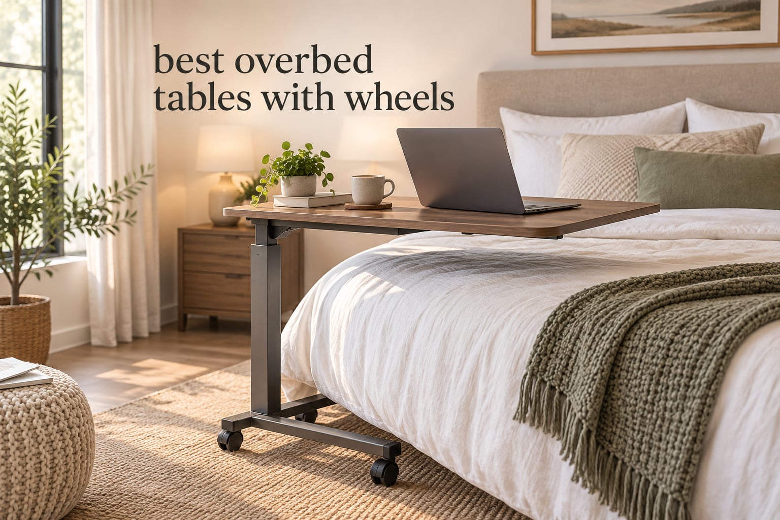 best overbed tables with wheels