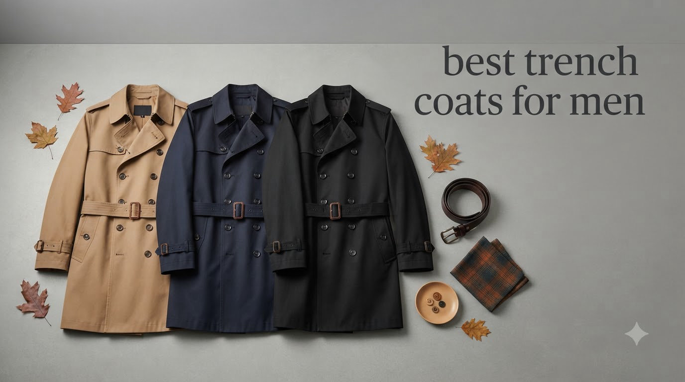 best trench coats for men