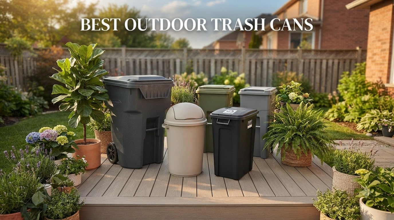 best outdoor trash cans