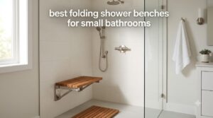 best folding shower benches for small bathrooms
