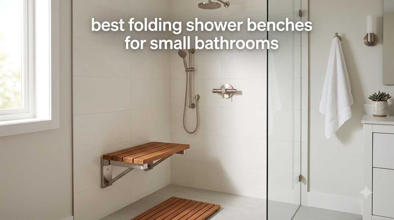 best folding shower benches for small bathrooms