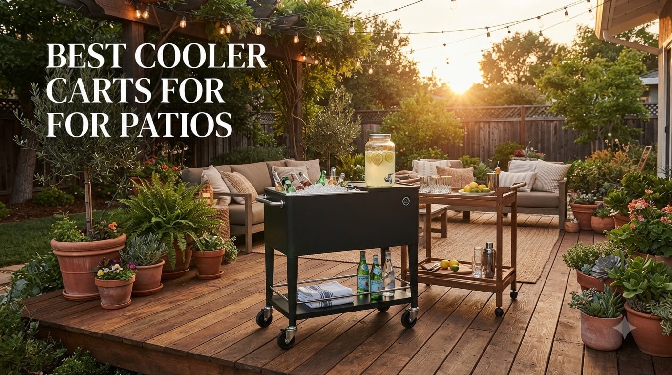 best cooler carts for patios
