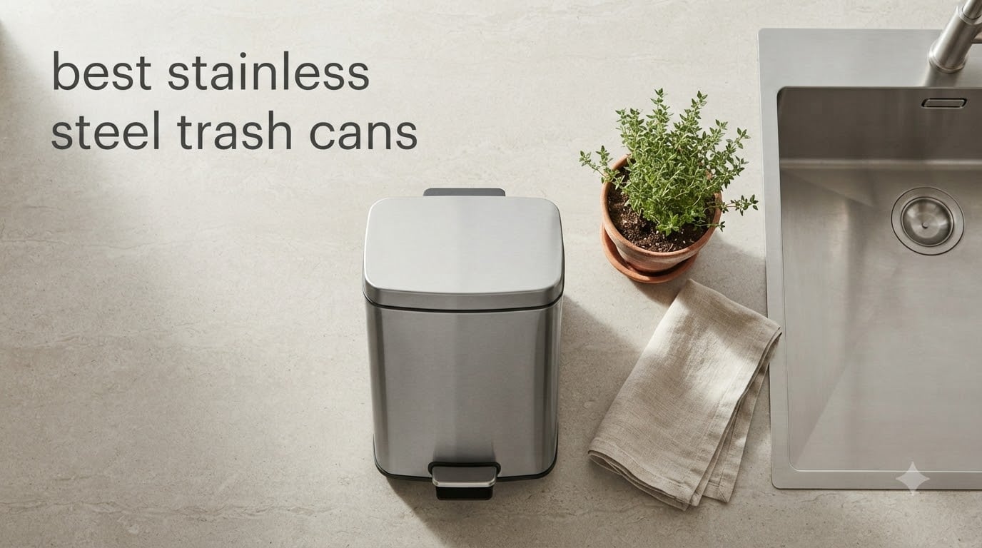 best stainless steel trash cans