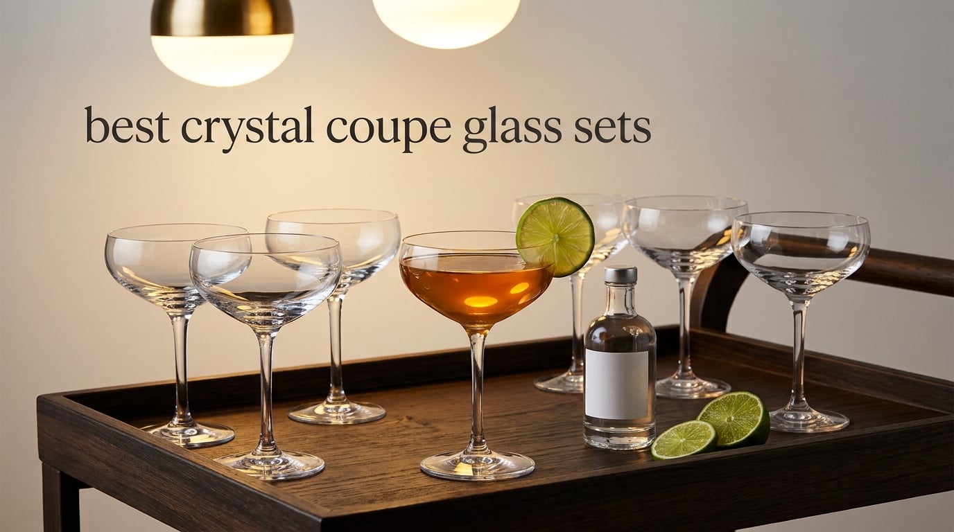 best crystal coupe glass sets