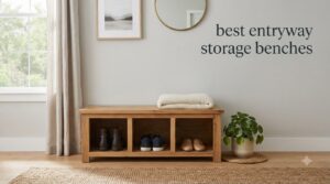 best entryway storage benches