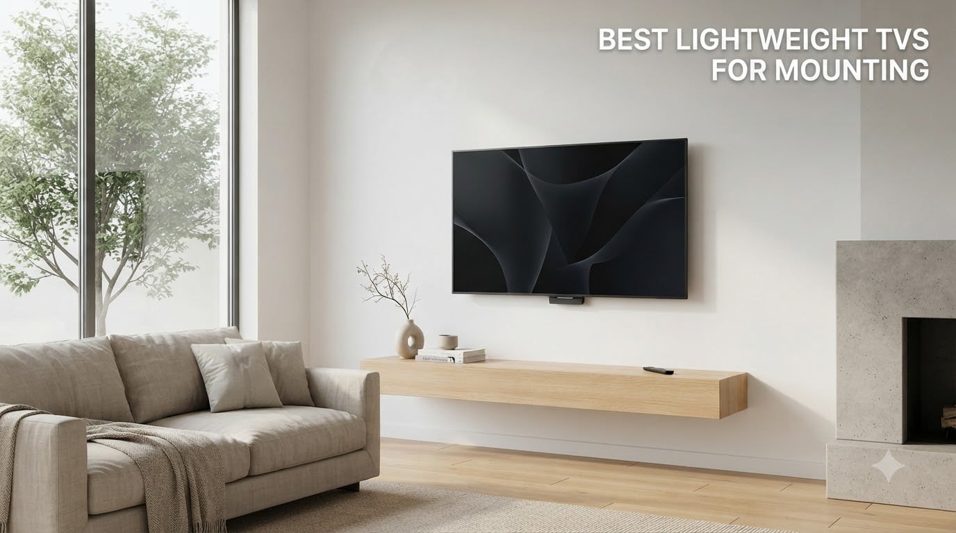 best lightweight tvs for mounting