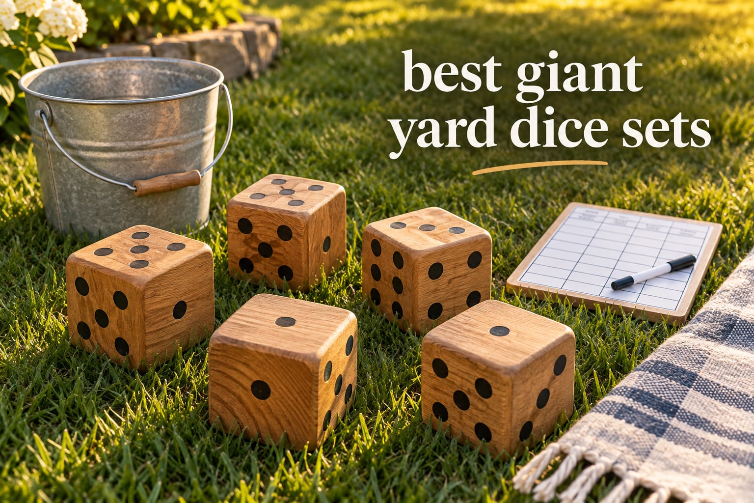best giant yard dice sets