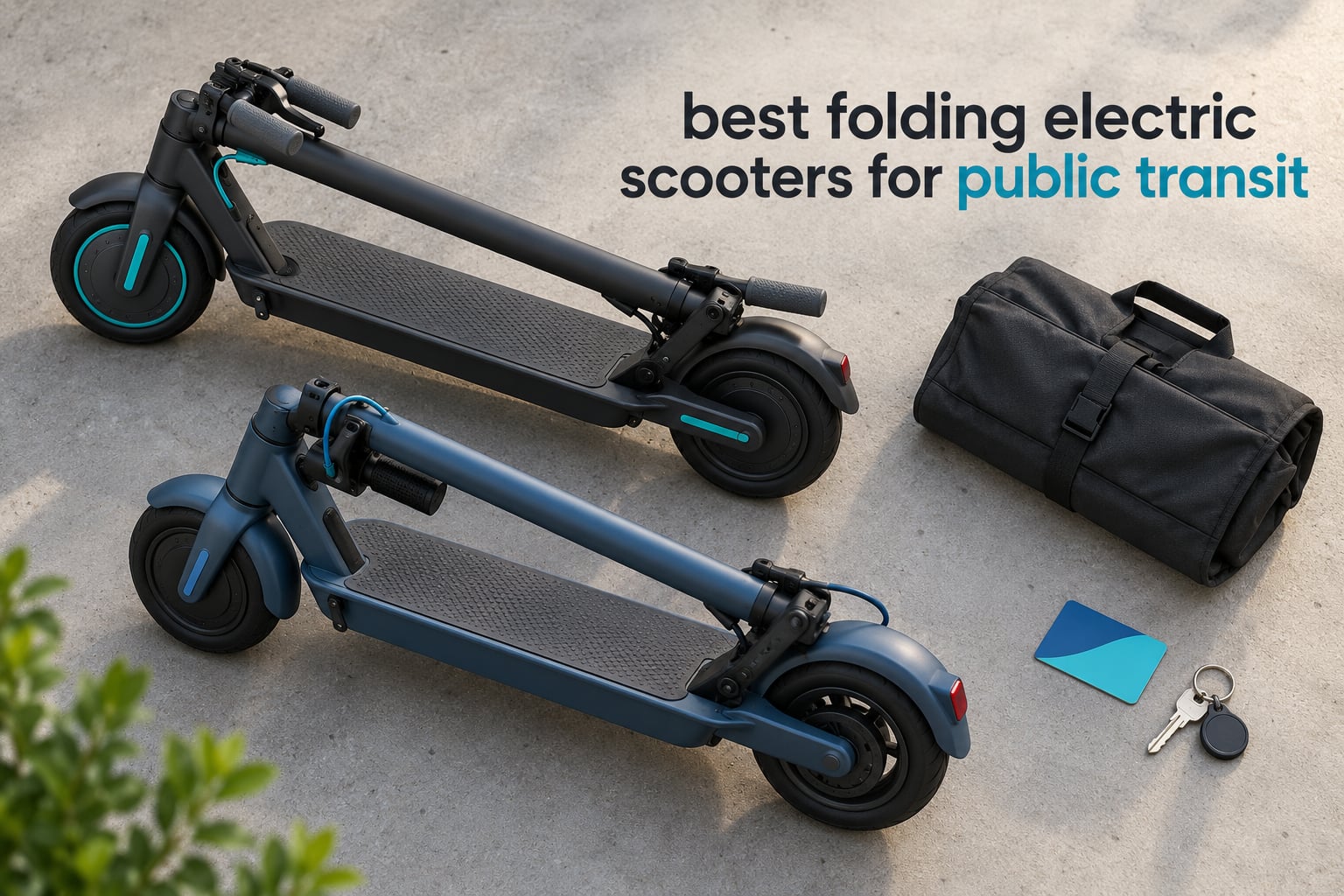 best folding electric scooters for public transit