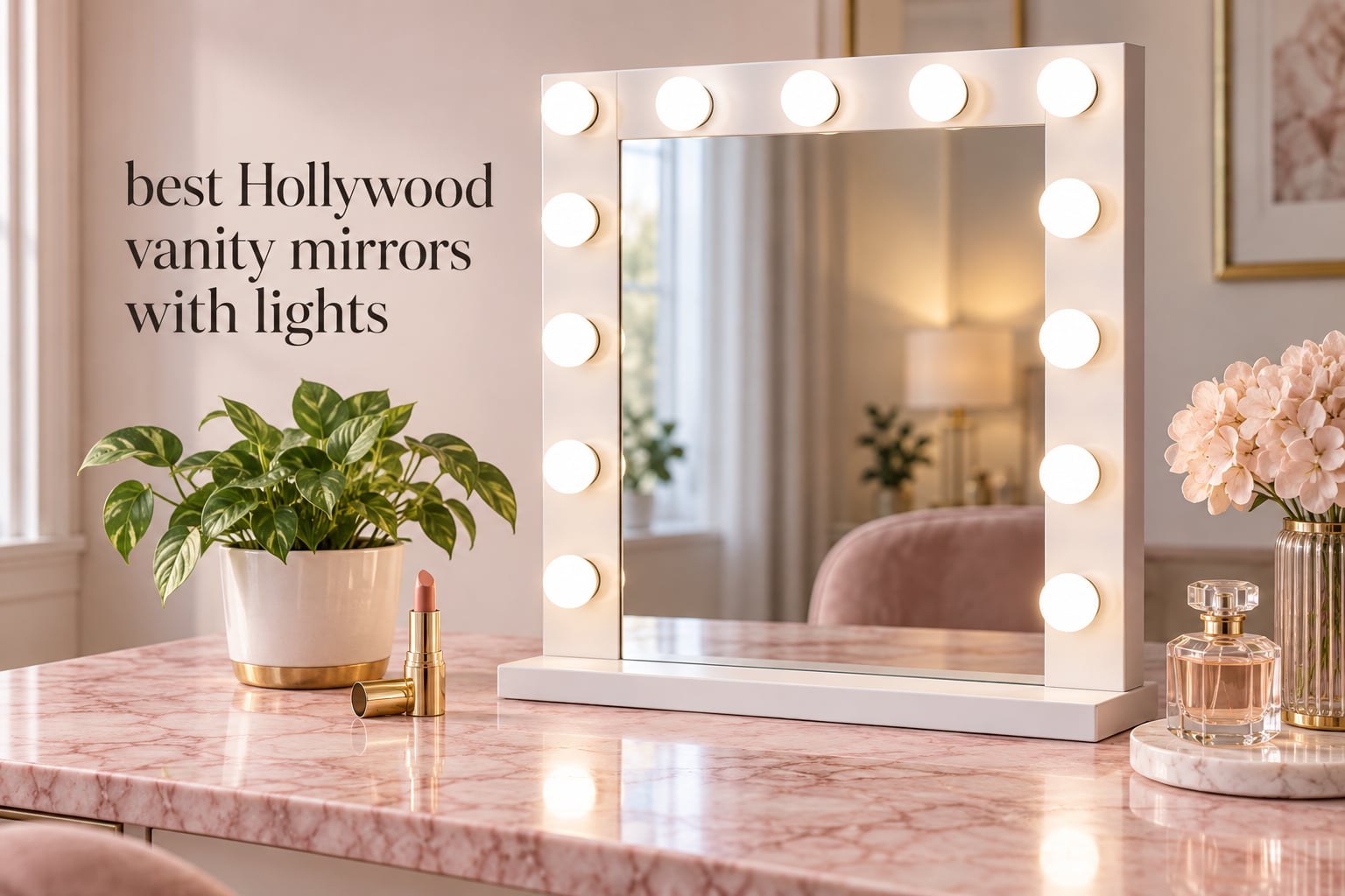 best Hollywood vanity mirrors with lights