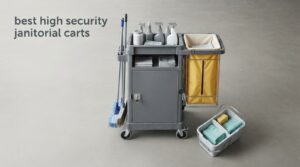 best high security janitorial carts