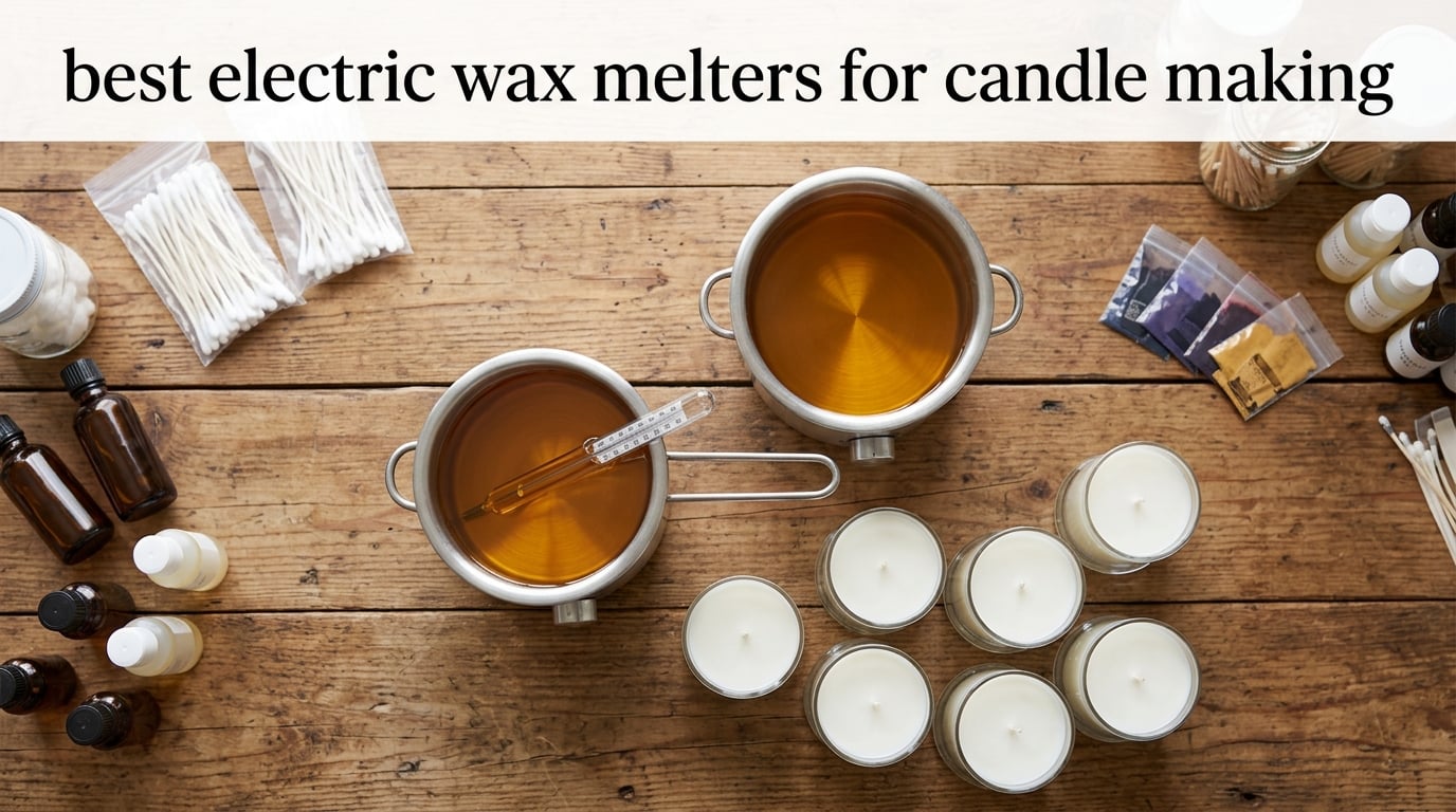 best electric wax melters for candle making