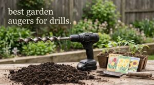 best garden augers for drills