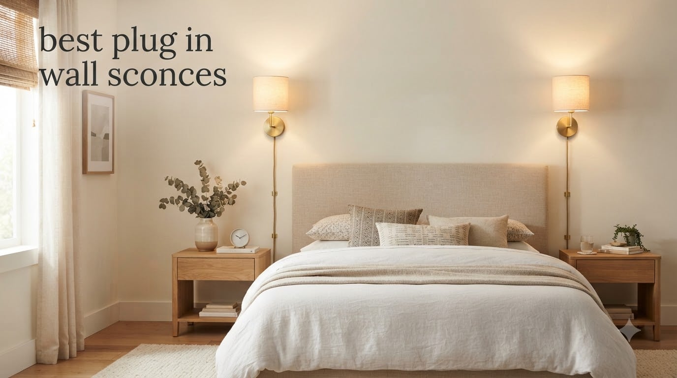 best plug in wall sconces
