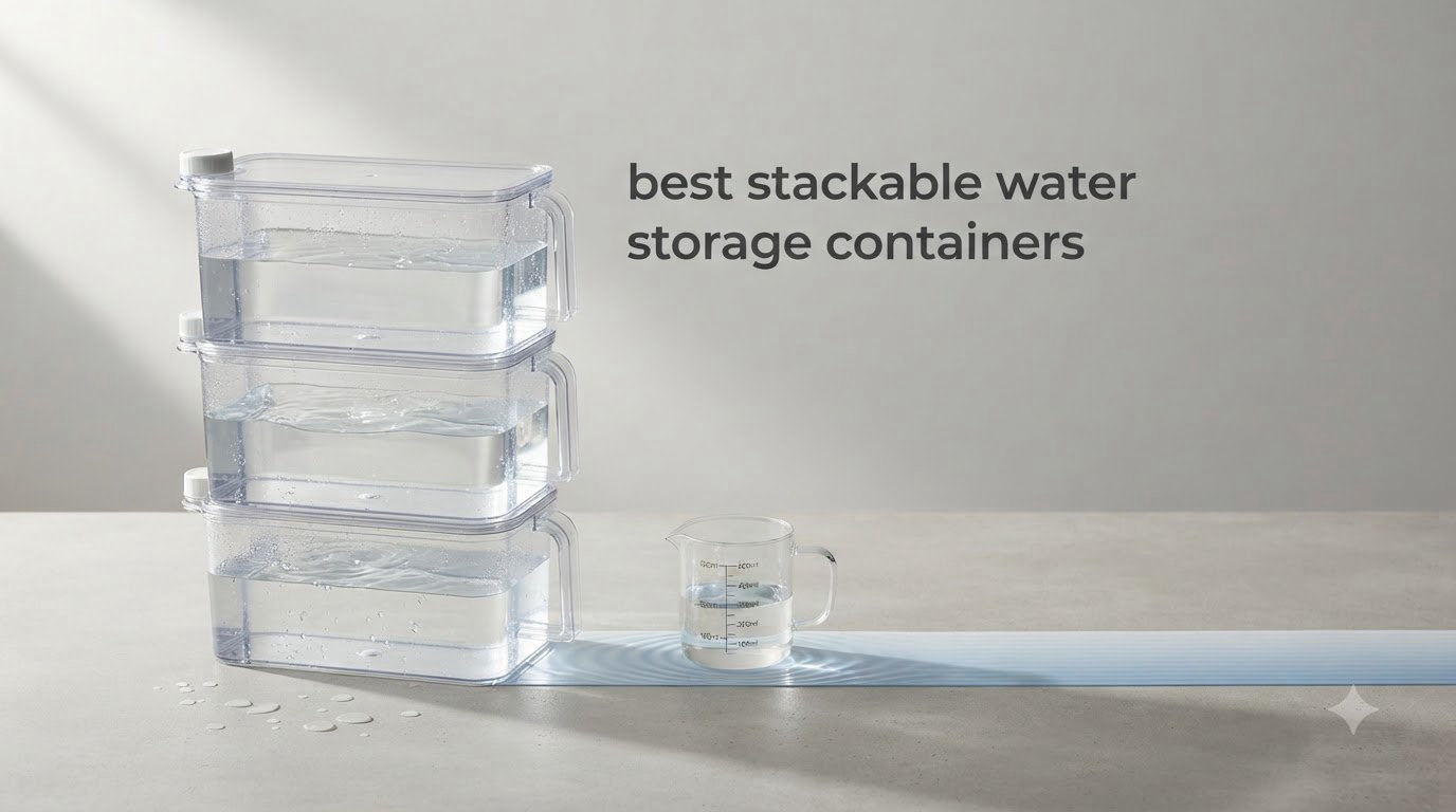 best stackable water storage containers
