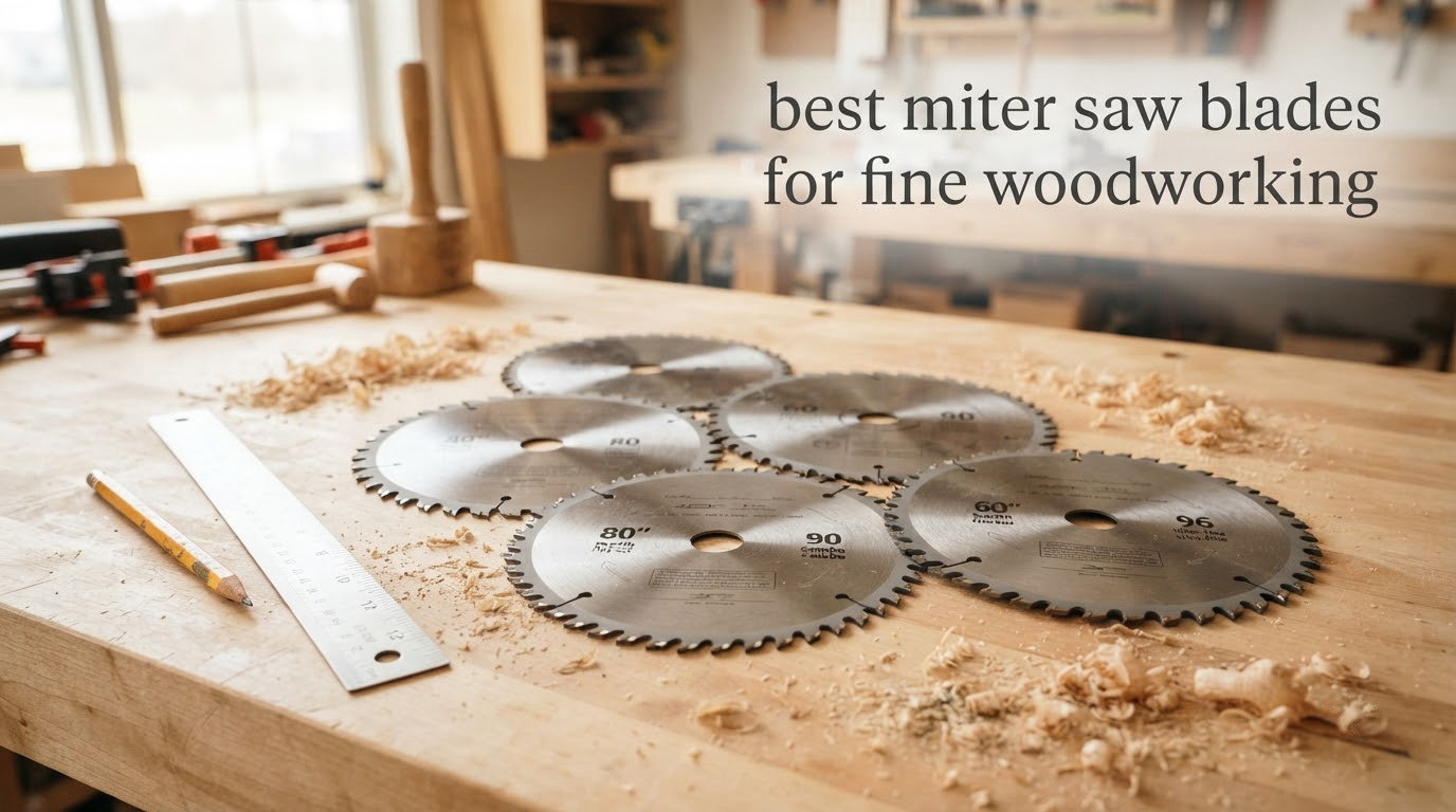 best miter saw blades for fine woodworking
