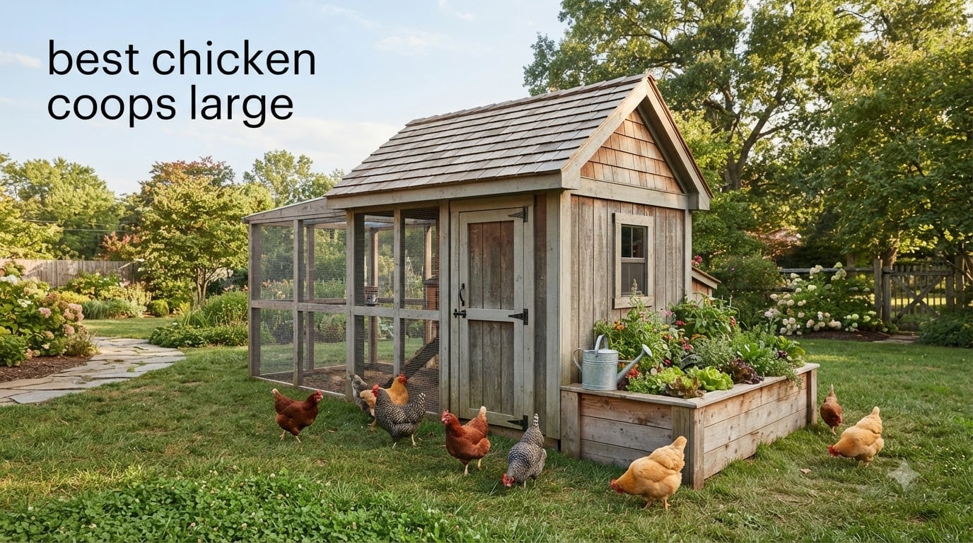 best chicken coops large