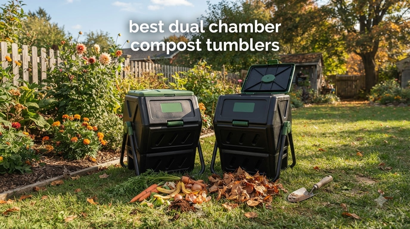 best dual chamber compost tumblers