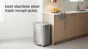 best stainless steel trash receptacles