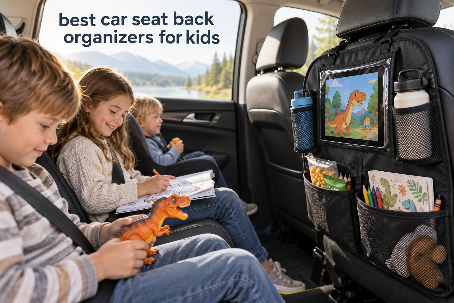 best car seat back organizers for kids