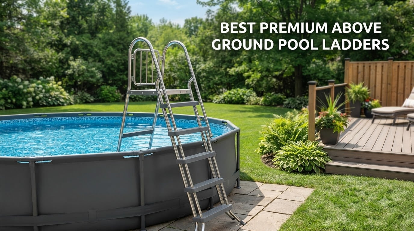 best premium above ground pool ladders