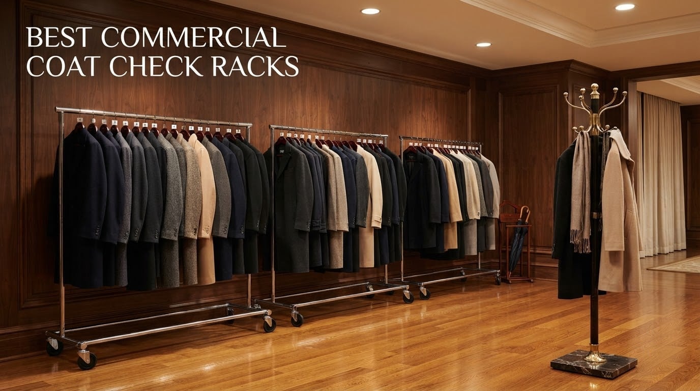 best commercial coat check racks