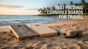 best folding cornhole boards for travel