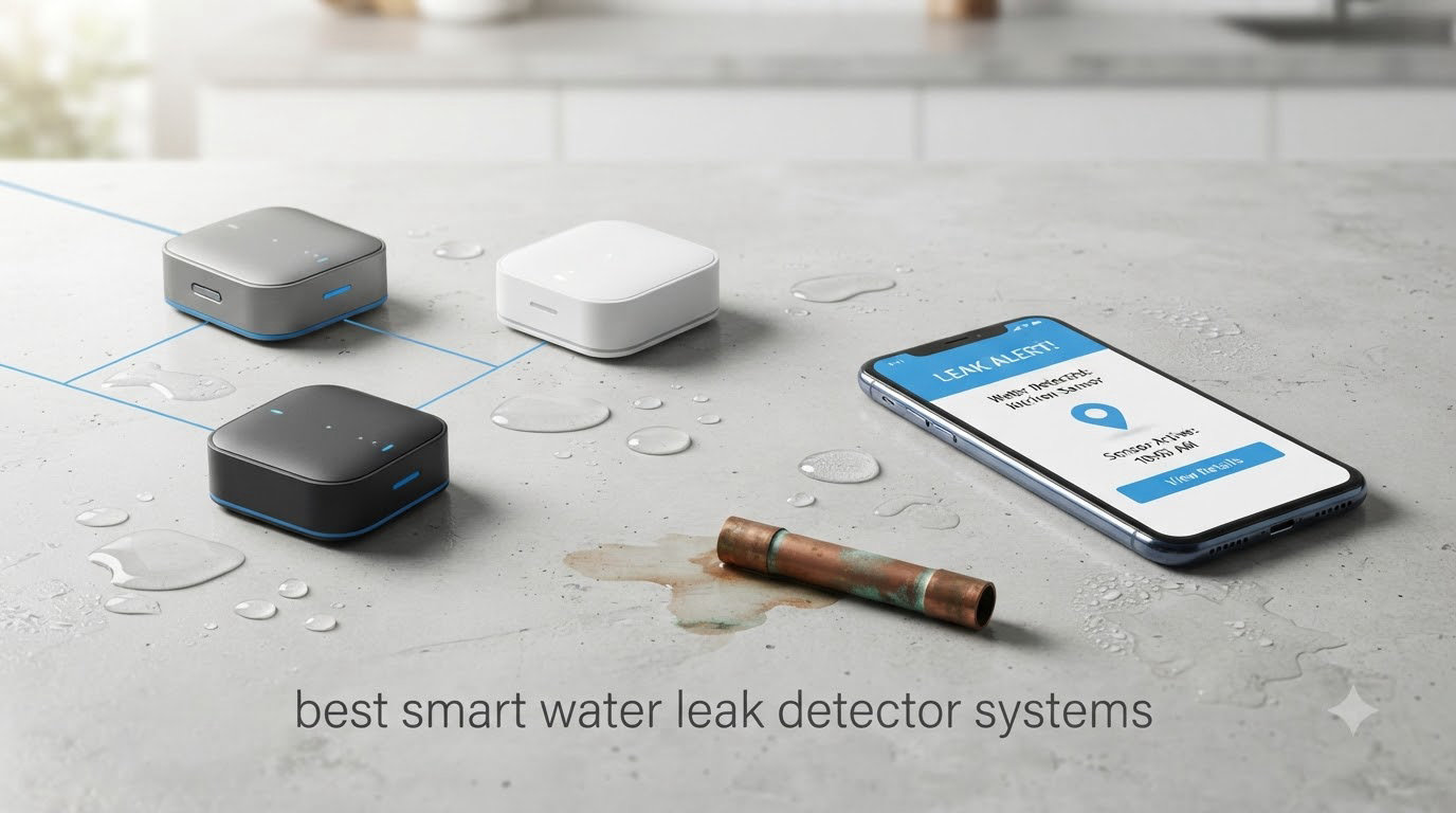best smart water leak detector systems