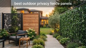 best outdoor privacy fence panels