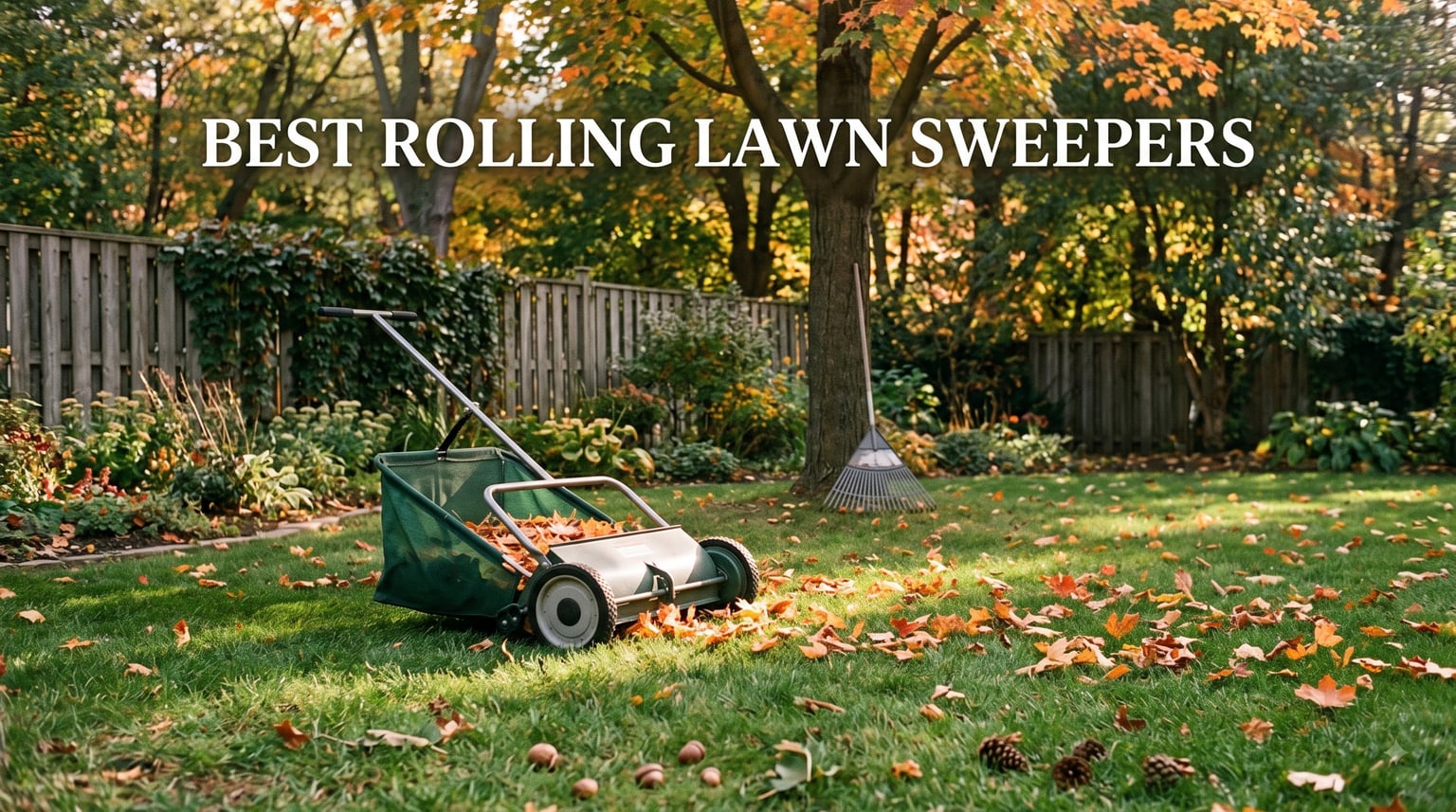 best rolling lawn sweepers