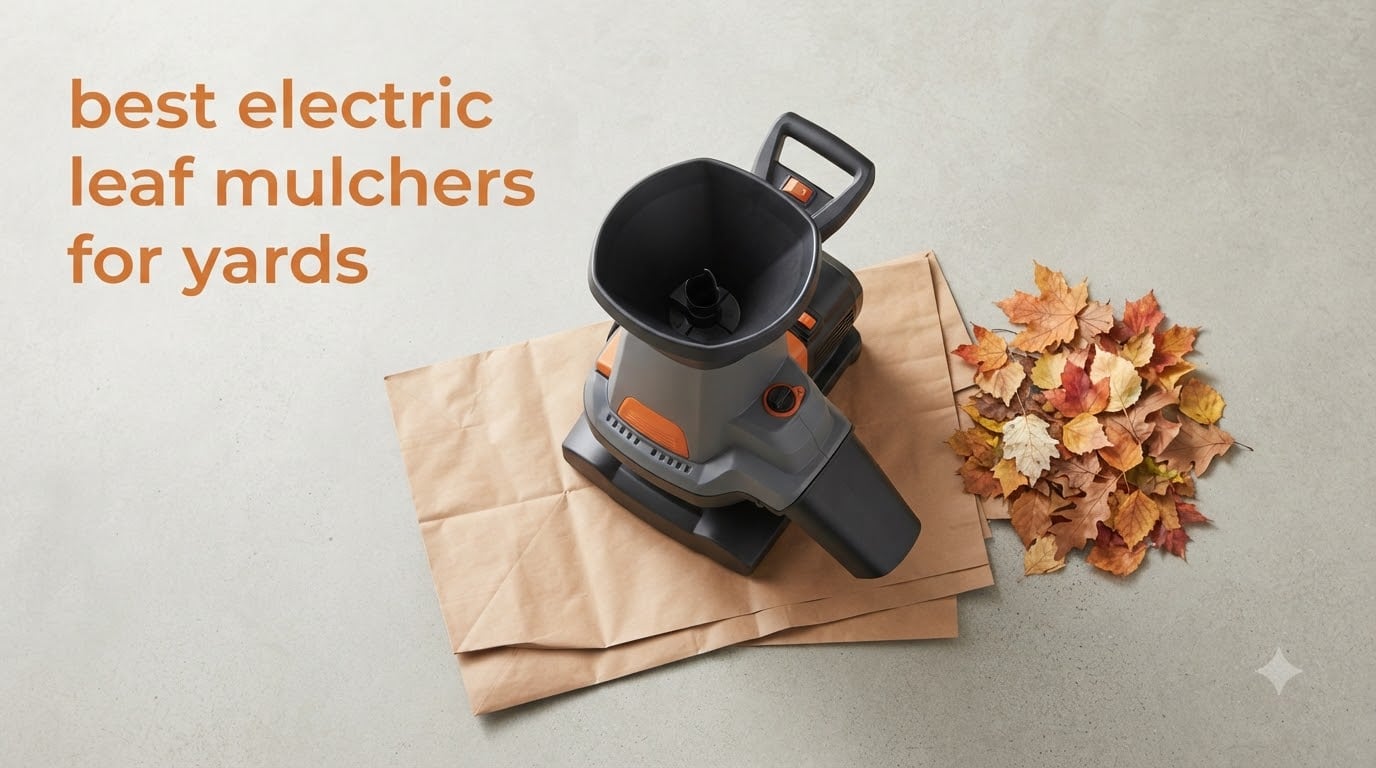 best electric leaf mulchers for yards