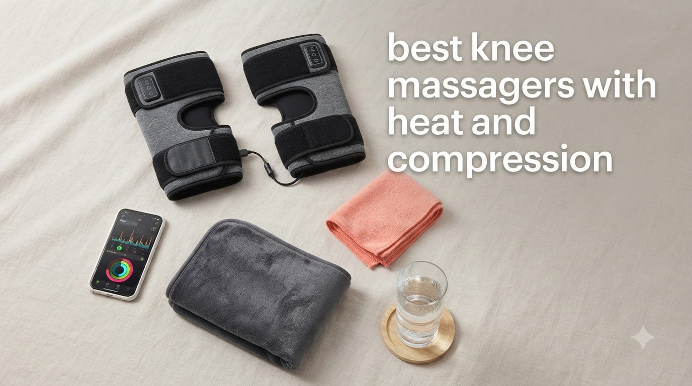 best knee massagers with heat and compression