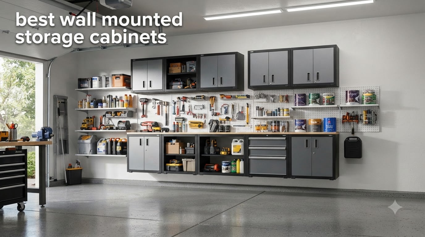 best wall mounted storage cabinets