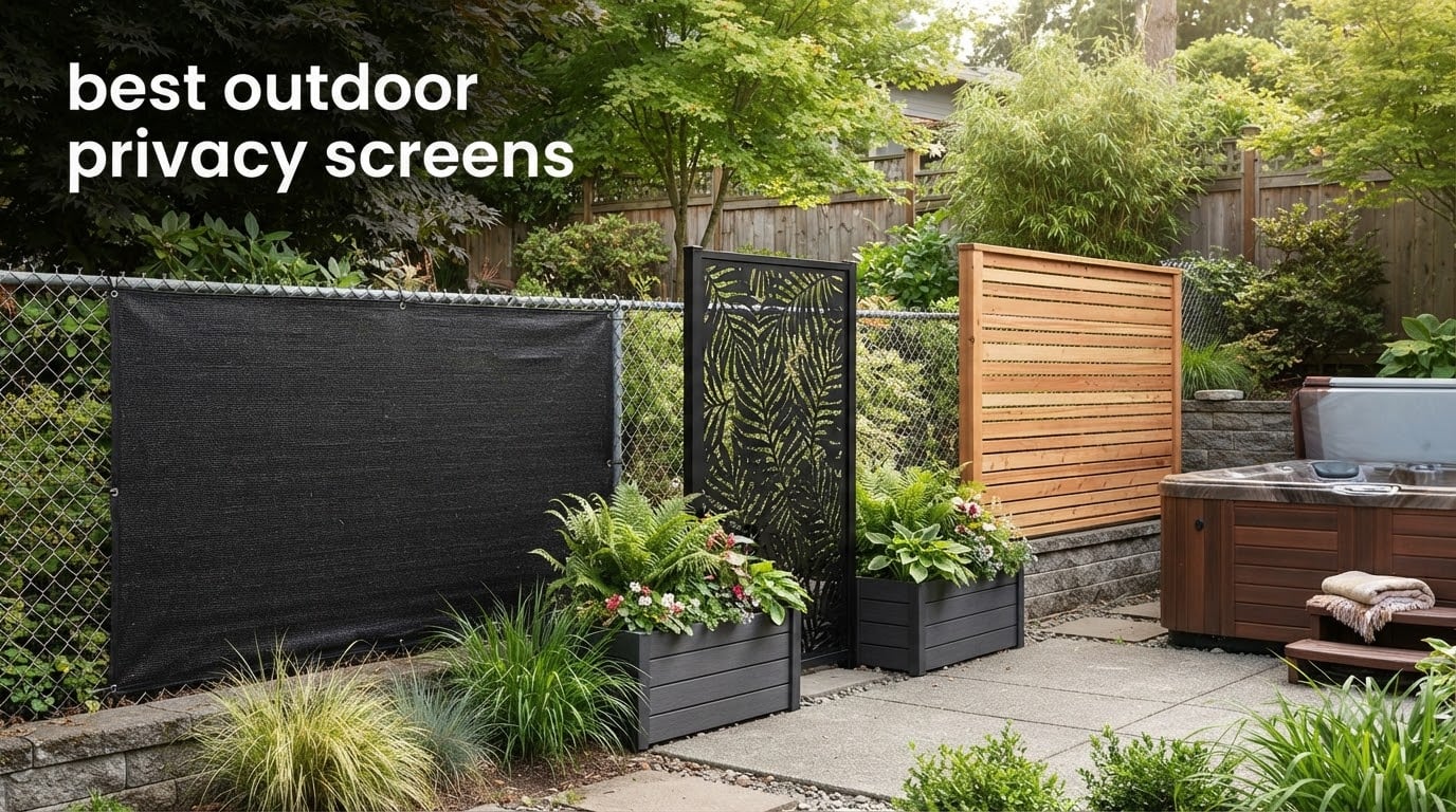 best outdoor privacy screens
