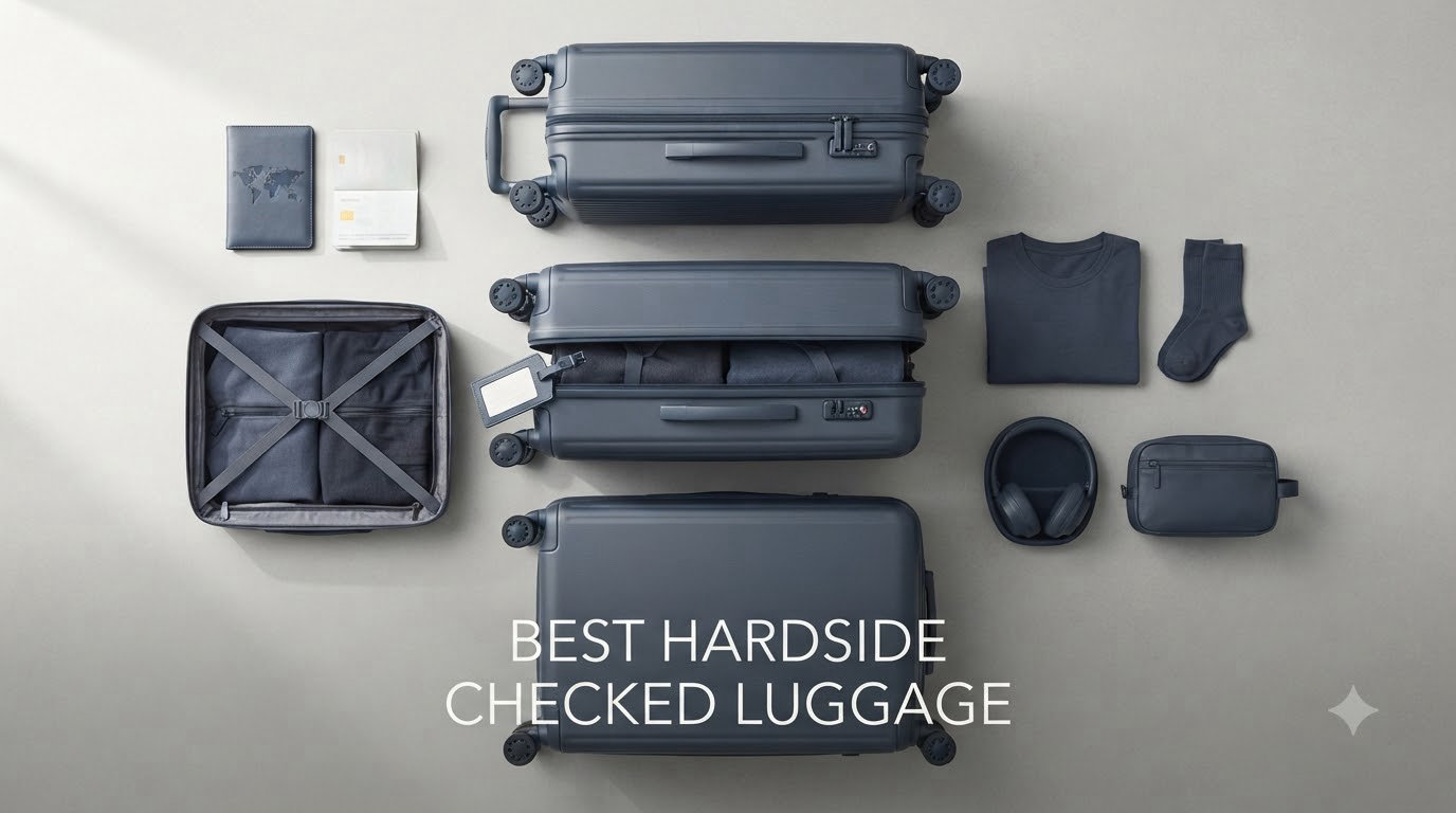 best hardside checked luggage