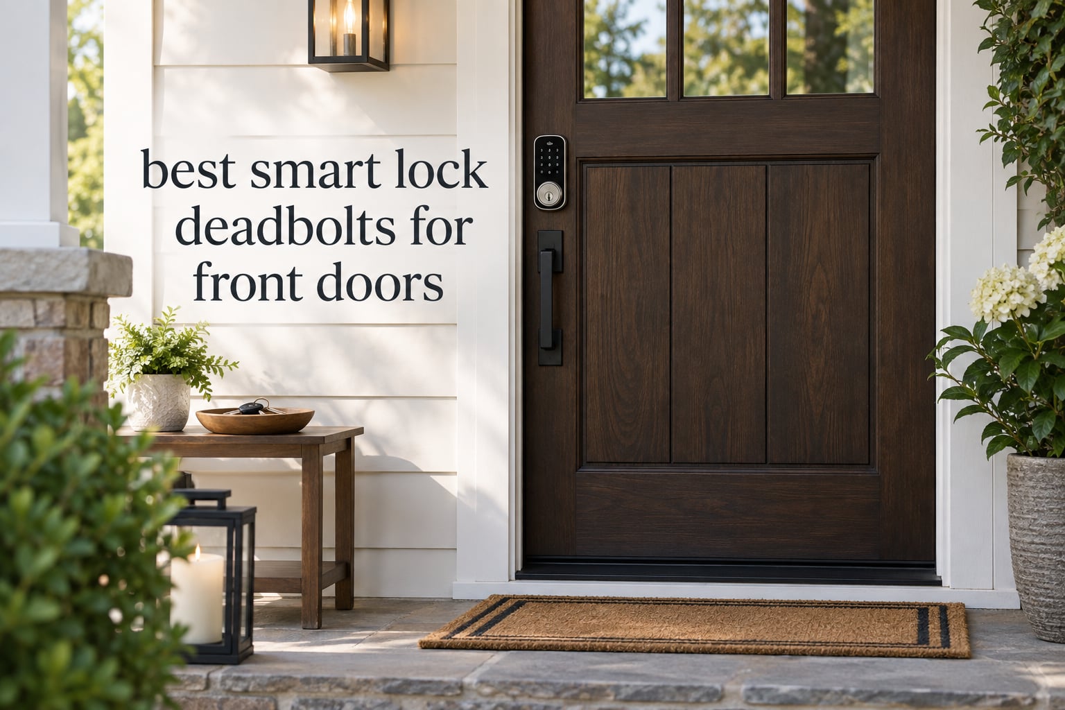 best smart lock deadbolts for front doors
