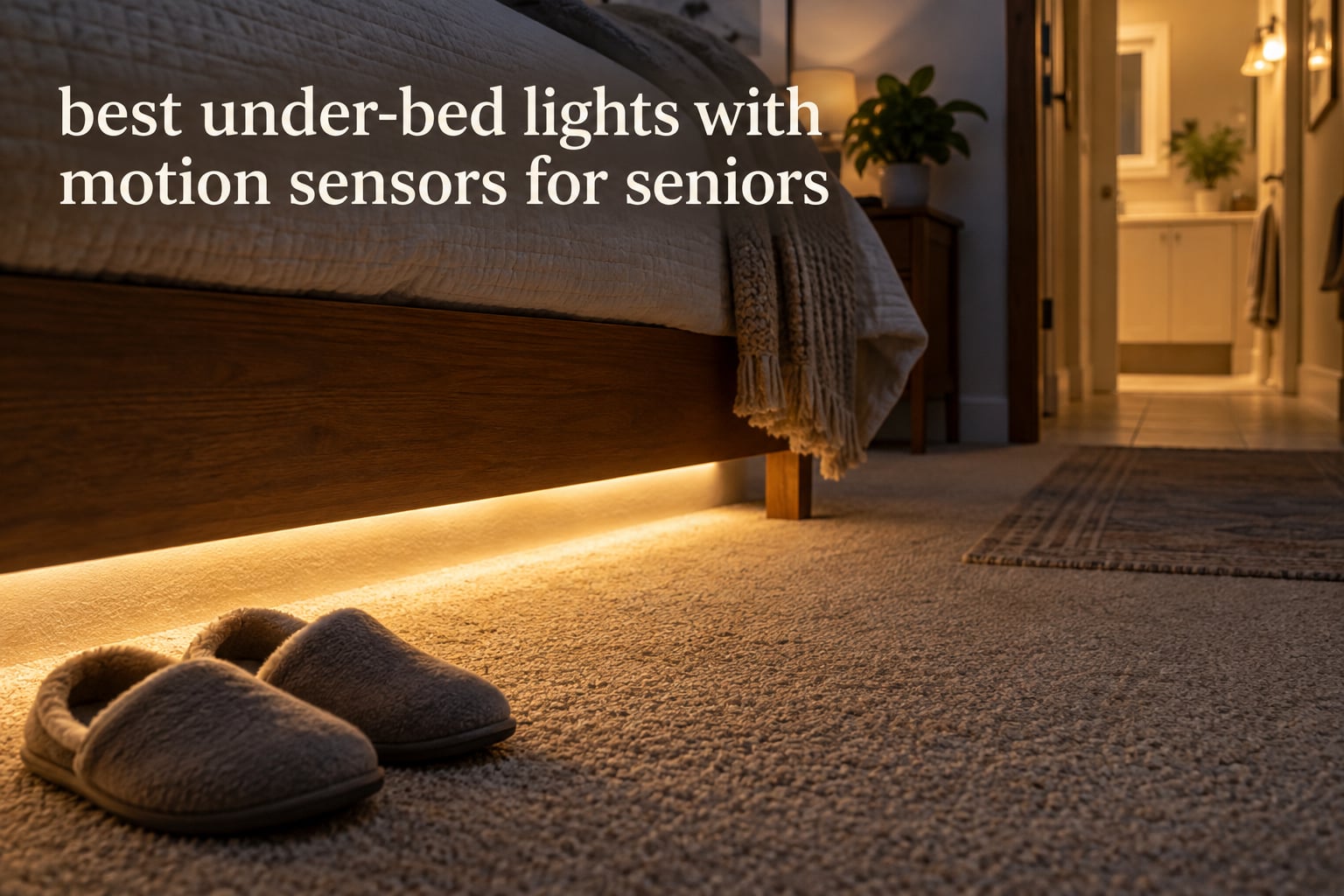 best under-bed lights with motion sensors for seniors